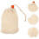 8pcs Bath Soap Net Reusable Exfoliating Mesh Net Shower Pouch for Body Cleansing Quick Drying Drawstring Closure Pouch 8