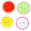 8pcs Fruit Pattern Ice Pack Round Mini Portable Cooling Reusable Cold Pad 2