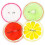 8pcs Fruit Pattern Ice Pack Round Mini Portable Cooling Reusable Cold Pad 6