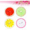 8pcs Fruit Pattern Ice Pack Round Mini Portable Cooling Reusable Cold Pad 8