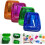 4 taille-crayons manuels à double trou, petits taille-crayons à main 3