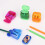 4 taille-crayons manuels à double trou, petits taille-crayons à main 4