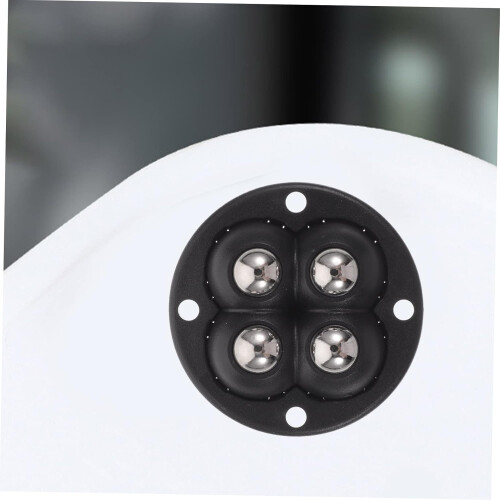8pcs Sticky Caster Wheel Storage Box Caster Storage Bin Trash Can Wheel Roller Self Adhesive Castor 1