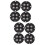 8pcs Sticky Caster Wheel Storage Box Caster Storage Bin Trash Can Wheel Roller Self Adhesive Castor 5