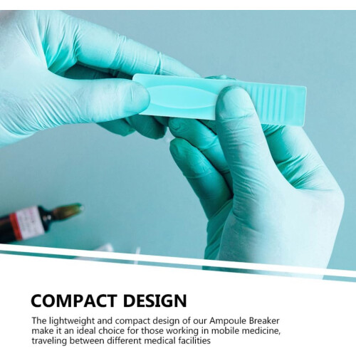 Abridor de ampula 6pcs Pequeno interruptor de ampula Design ergonômico plástico reutilizável Design compacto 2