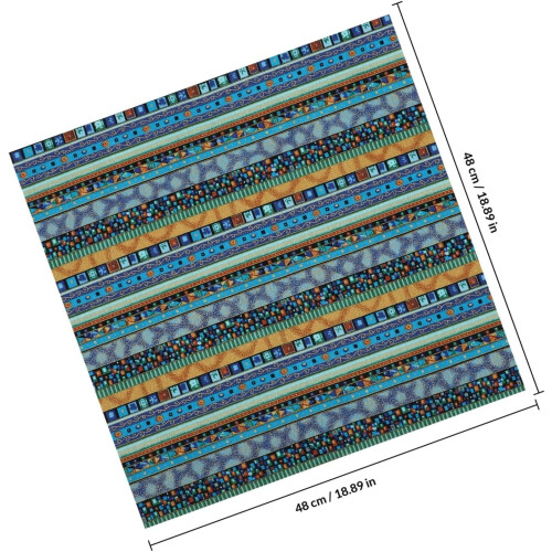Ethnic Style Decorative Cloth DIY Patchwork Fabric Set for Sewing and Crafting 1