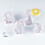 12pcs Easter DIY Basket Set Easter Bunny Design Assorted Color Paper Material Convenient 4