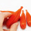 5er-Set orangefarbene PVC-Angelübungsköder, 7–20 Gramm, tragbare Wurfköder 4