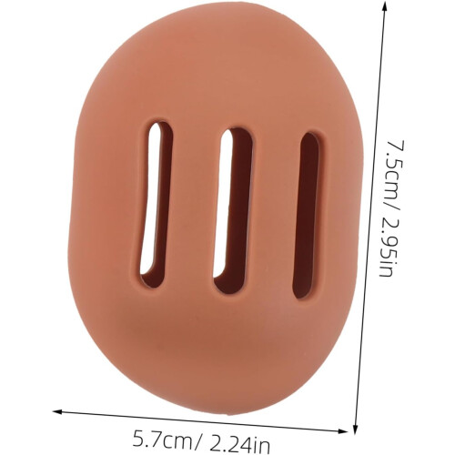 5pcs Beauty Sponge Storage Rack Makeup Egg Holder Case Protective Silicone Container 1