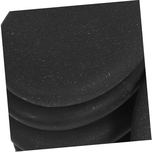 6pcs Black Hot Massage Stones for Spa Warming Therapy Smooth Surface 2