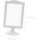 4pcs Double Sided Picture Frame Set White Nordic Style Tabletop Photo Display Frames Two Sided 2