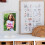 4pcs Double Sided Picture Frame Set White Nordic Style Tabletop Photo Display Frames Two Sided 5