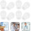 8pcs Replacement Earbuds Gourd Shape Soft Silicone Hearing Protection for 4