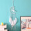 8pcs ouro Lua em forma de Dreamcatcher Metal Anéis de artesanato DIY 5