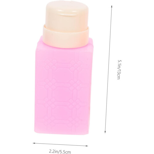 4 st 230 ml nagellacksborttagningsflaskor tryck ner tryck tomma förvaringsflaskor 1