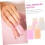 4 st 230 ml nagellacksborttagningsflaskor tryck ner tryck tomma förvaringsflaskor 5