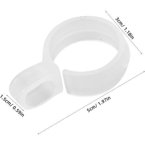 50pcs Windproof Hanger Hooks for Embroidery Frames and Decorative Pipes 1