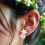 8Pcs Hexagonal Silicone Earring Backs with Metal Support, Secure Lock Replacement Stoppers 6