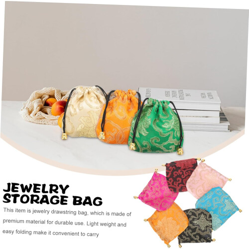 48 petits sacs à bijoux avec cordon de serrage 1
