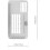 8pcs Hollow Out Addressing Guide Stencil Envelope Template for Students Multi-Function Plastic Crafting Tool 2