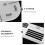 8pcs Hollow Out Addressing Guide Stencil Envelope Template for Students Multi-Function Plastic Crafting Tool 7