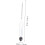 5pcs Alcohol Content Hydrometer for Wine Alcohol Tester Thermometer Reusable Glass Alcoholmeter 4