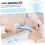 6pcs Nail Dust Cleaning Brushes Ergonomic Handle Professional Manicure Tools 5