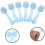 6pcs Nail Dust Cleaning Brushes Ergonomic Handle Professional Manicure Tools 7