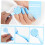6pcs Nail Dust Cleaning Brushes Ergonomic Handle Professional Manicure Tools 8
