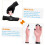 4 Paar Handschuhe, Handstütze für fingerlose Handschuhe 5