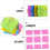 Primary Mathematics Nail Board for Double Sided Geometry Educational with Rubber Bands Learning Tool 7