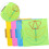 Primary Mathematics Nail Board for Double Sided Geometry Educational with Rubber Bands Learning Tool 8