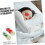 6 pezzi Maschera per dormire Cuscinetti oculari in gel riutilizzabili per occhi secchi e rilassanti 6