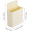 Set di 4 supporti adesivi da parete per telecomandi, colore beige, organizer per telefono e controller. 2