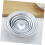 6pcs Pie Mold Cupcake Mold Aluminium Alloy Baking Tool Lightweight Uniform Baking DIY Kitchen Bakeware 6