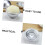 6pcs Pie Mold Cupcake Mold Aluminium Alloy Baking Tool Lightweight Uniform Baking DIY Kitchen Bakeware 8