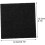 Charcoal Compost Bin Filter Replacement Sponges 6pcs 2