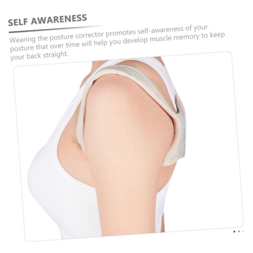4pcs Posture Corrector Back Brace Adjustable Posture Corrector Belt 2