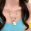 Trendy Plastic Flower Necklace Lightweight Design-Yellow 6