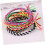 20 elastici per capelli fluorescenti, elasticizzati a maglia, ideali per code di cavallo di donne e ragazze. Accessori per capelli. 7