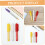 6pcs Pen-Style Tailor Chalk Markers for Sewing and Quilting with Replaceable Chalks and Plastic Caps 3