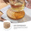7pcs conjunto Bamboo madeira Coasters com armazenamento rack calor resistente tapetes de mesa 8