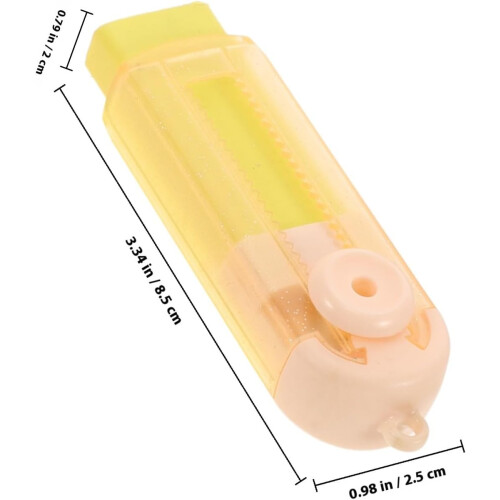 4pcs Portable Push and Pull Erasers for Students Sliding Retractable Erasers Convenient for School Exam Use 1