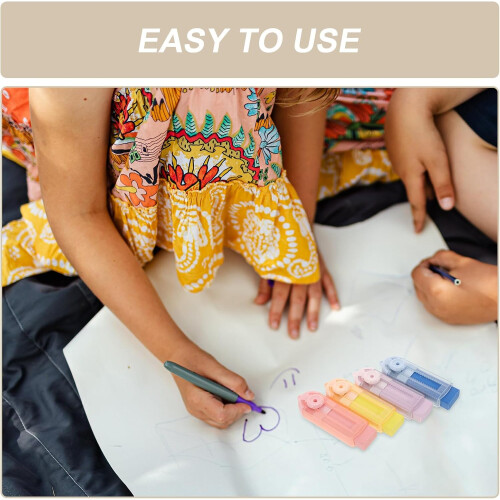 4pcs Portable Push and Pull Erasers for Students Sliding Retractable Erasers Convenient for School Exam Use 2