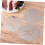 Stencils de café com precisão e desenhos diversos Aço inoxidável 6pcs 5