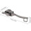 4 Pairs Zipper Pull Replacement for Luggage Suitcase Nylon Double Explosion Single Lock Design 2