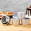 5pcs Cake Baking Pan Round Molds 8 Inch Aluminum Alloy Anodized Removable Bottom 4