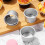 5pcs Cake Baking Pan Round Molds 8 Inch Aluminum Alloy Anodized Removable Bottom 5