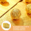 100Pcs Square Tinfoil Candy Wrappers with Unique Orange Peel Texture 3
