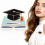 Portable Alloy Doctoral Cap Pin For School Uniform-Blue 3